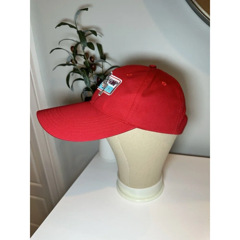Bubba Gump Shrimp Co Hat Red Snapback Forrest Gump Movie Costume Cap